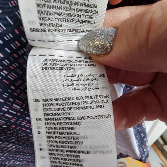 Adidas Women Lightweight Long Sleeve Golf Polo Shirt UPF 50 Print M - Picture 8 of 10